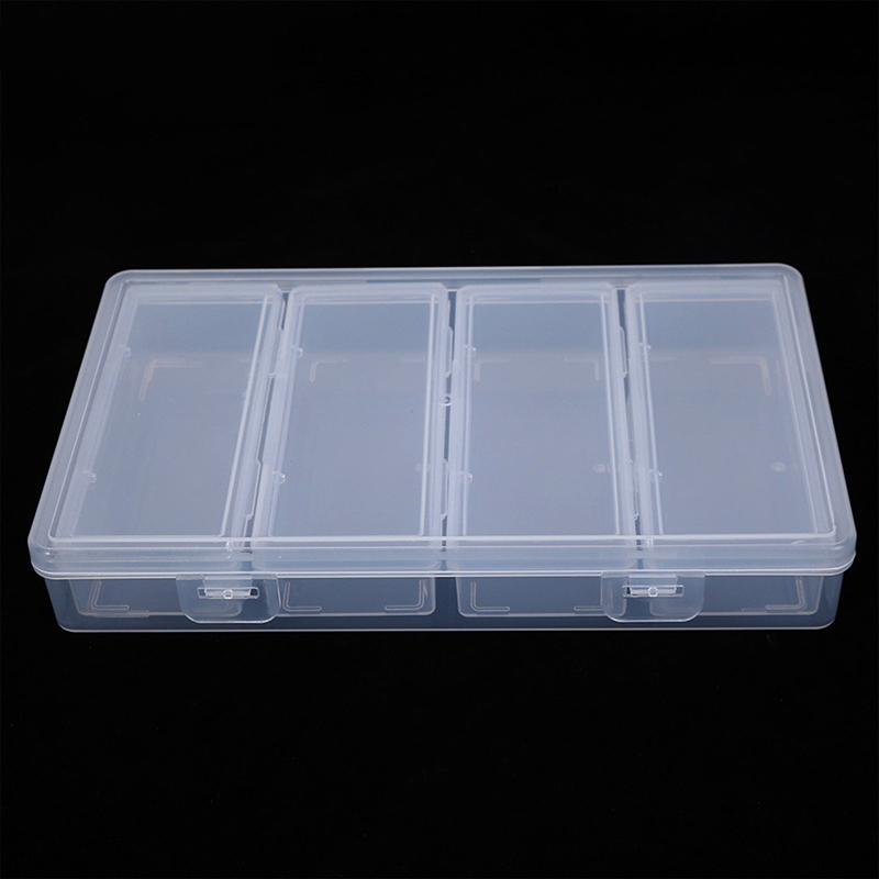 Tool Chest Cabinet - 🛒4 Grid Independent Storage Box Transparent