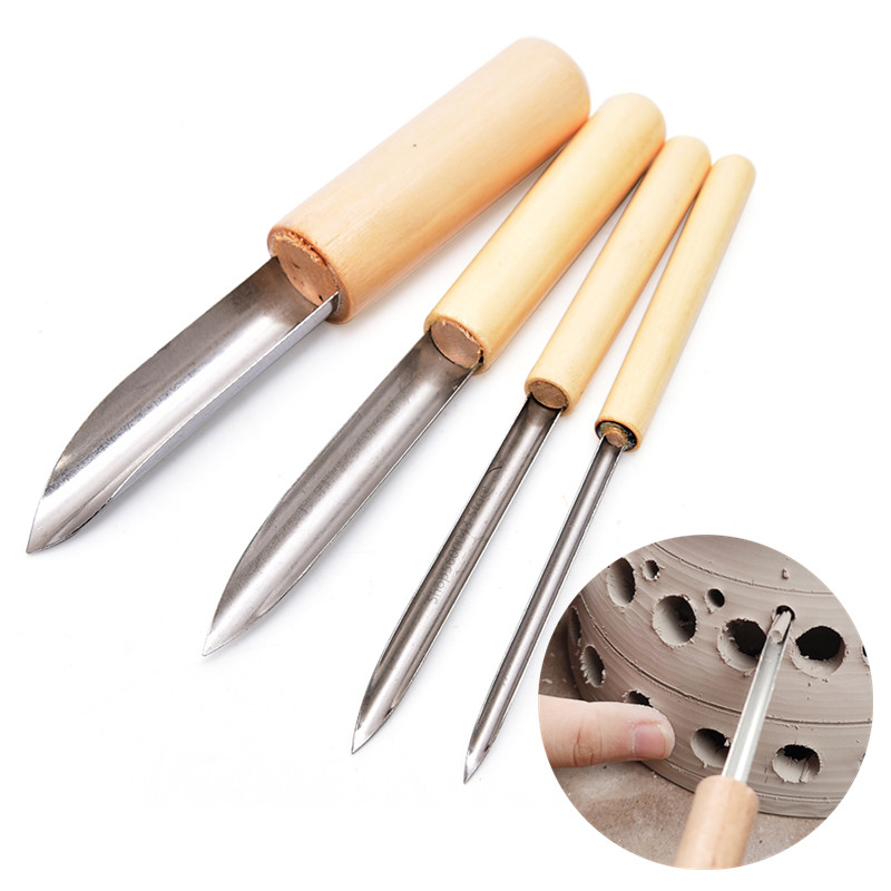 Pottery Tool Puncher 4 Pieces/ – Chisel Set Wood recenzja i cena