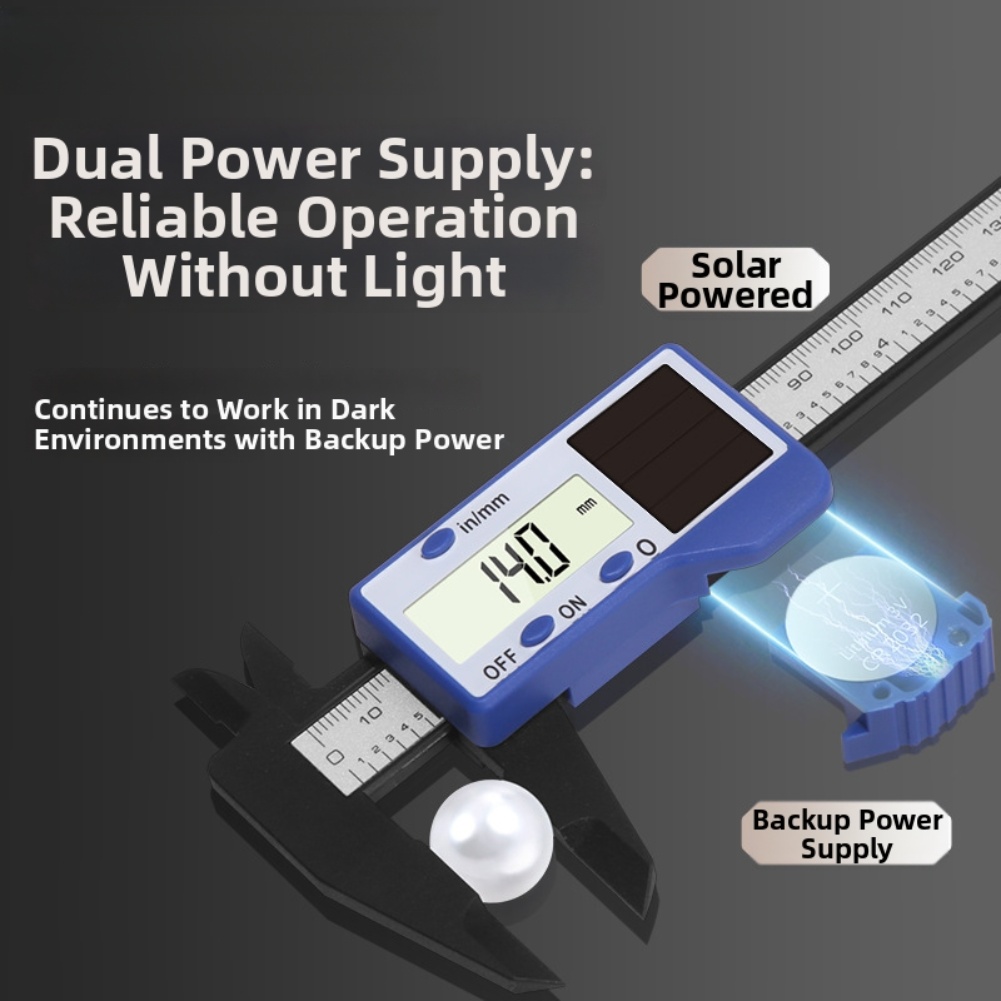 1pc Solar Powered Digital Vern – Tools For Woodworking Workshop recenzja i cena