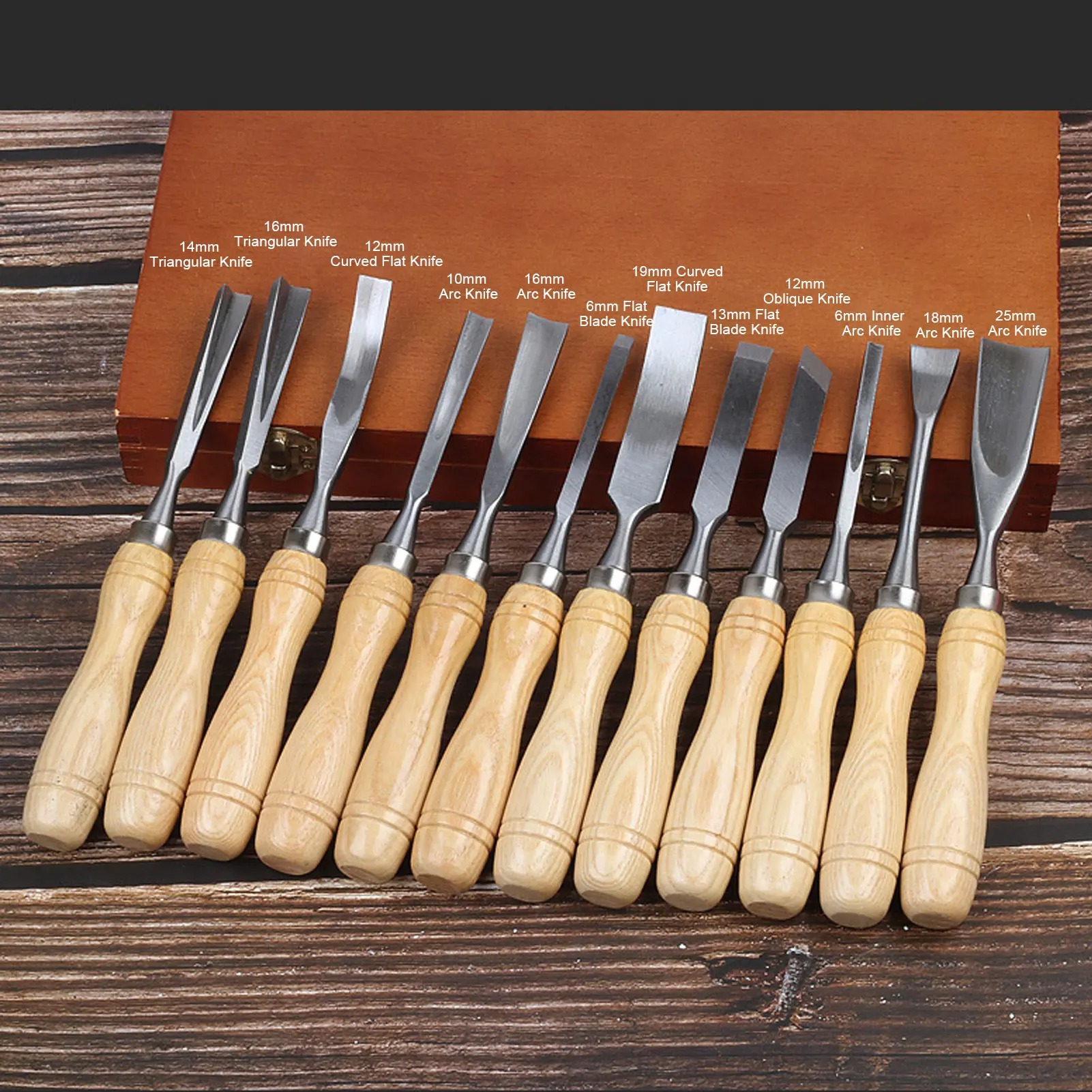 12Pcs/Set Wood Carving Tools,C – Chisel Set Wood recenzja i cena