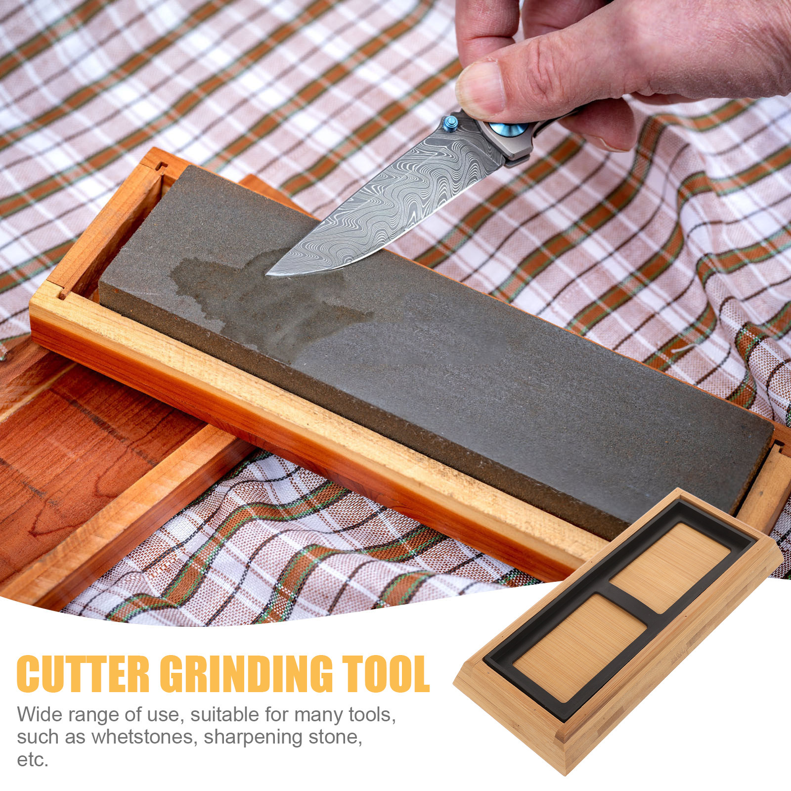 1Set Eco Friendly Bamboo Whets – Sharpening Stone Whetstone recenzja i cena