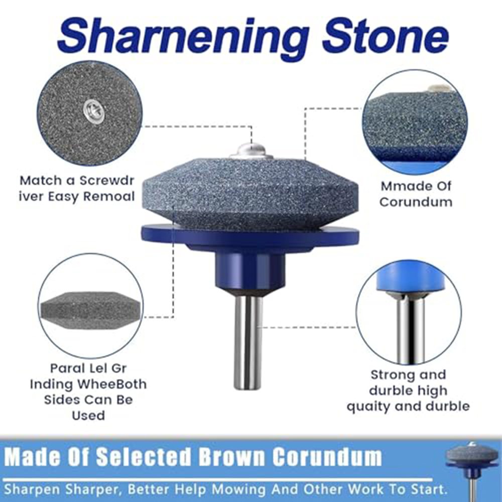 Universal Lawnmower Blade Shar – Sharpening Stone Whetstone recenzja i cena