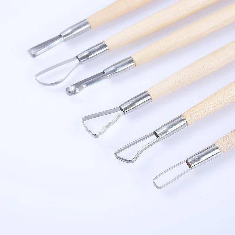 6PCS wooden handle wax pottery – Chisel Set Wood recenzja i cena