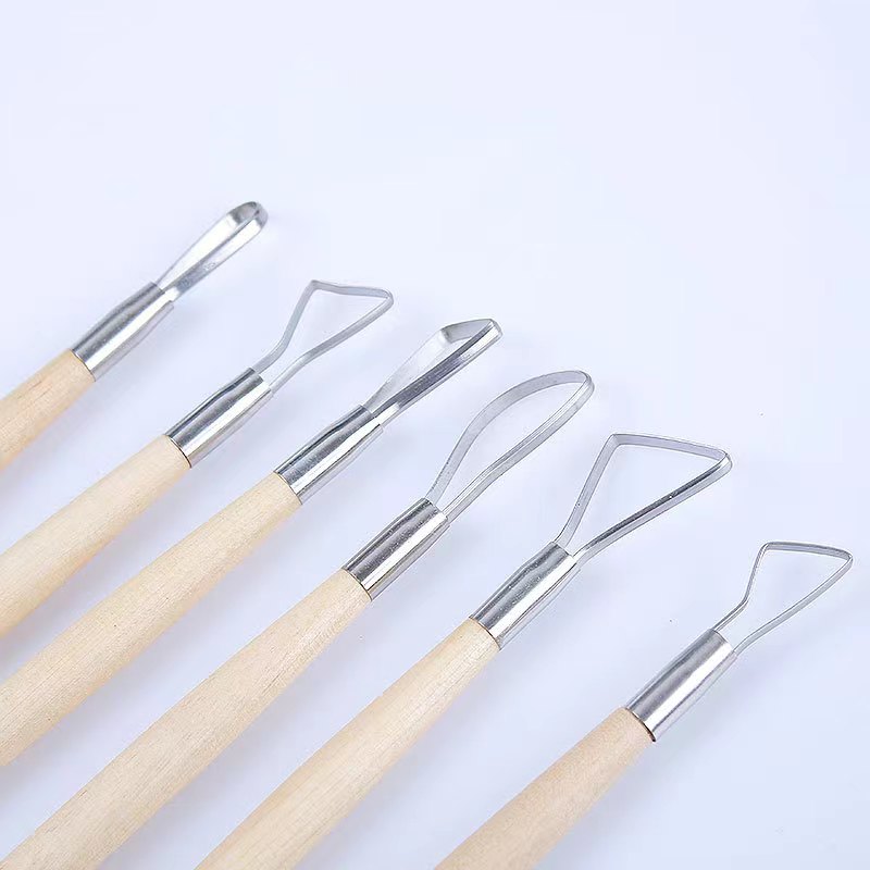 6PCS wooden handle wax pottery – Chisel Set Wood recenzja i cena